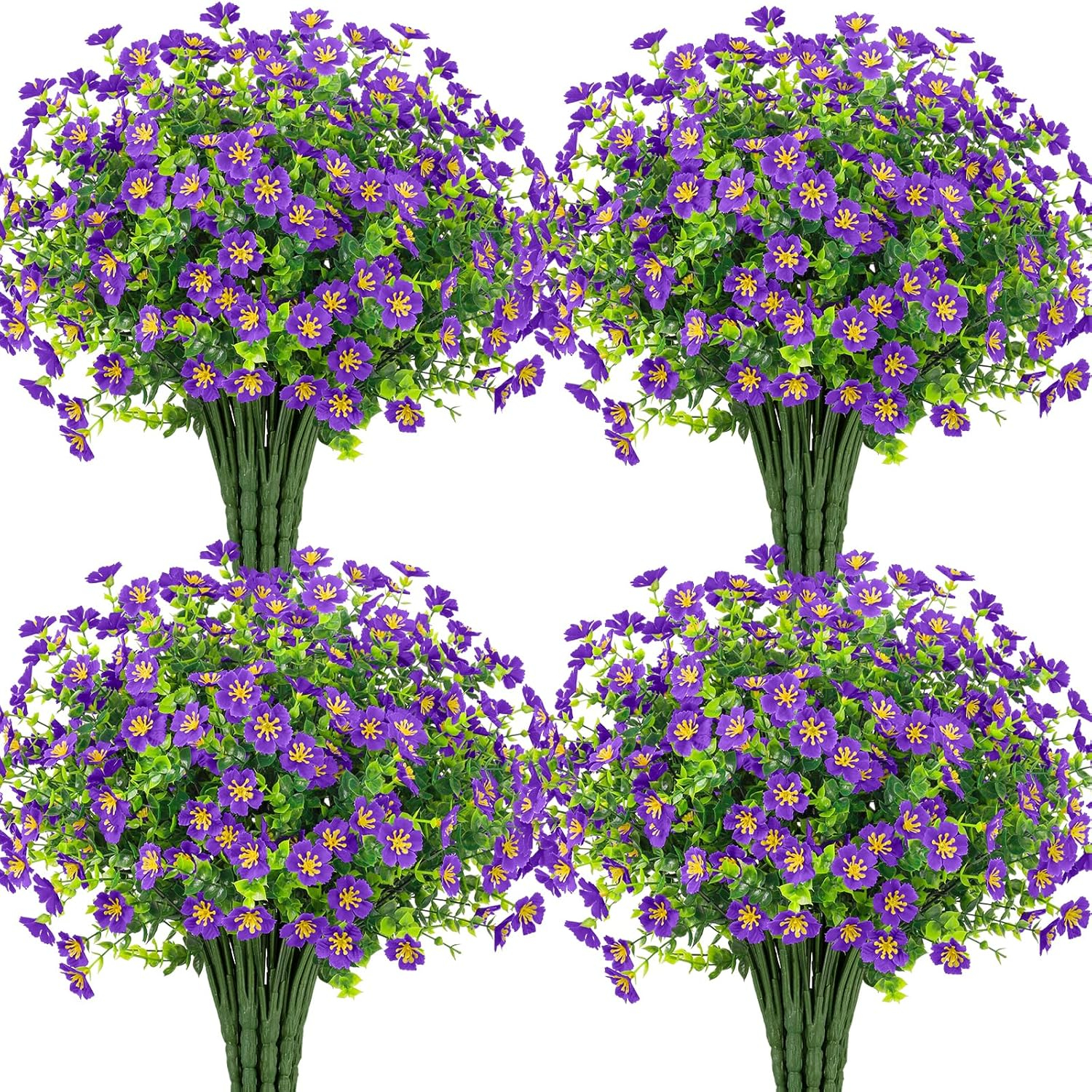 Ouddy Decor 24 Bundles Artificial Flowers for Outdoors Multicolor Fake Flowers Plastic Plants Faux Lavender UV Resistant for Spring Summer Garden Patio Window Box Office Table Kitchen Home Decor - Image 7