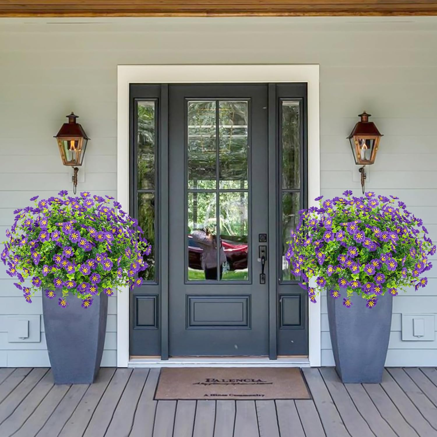 Ouddy Decor 24 Bundles Artificial Flowers for Outdoors Multicolor Fake Flowers Plastic Plants Faux Lavender UV Resistant for Spring Summer Garden Patio Window Box Office Table Kitchen Home Decor - Image 11