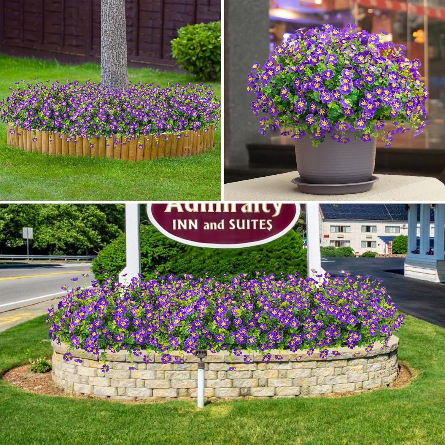 Ouddy Decor 24 Bundles Artificial Flowers for Outdoors Multicolor Fake Flowers Plastic Plants Faux Lavender UV Resistant for Spring Summer Garden Patio Window Box Office Table Kitchen Home Decor - Image 12
