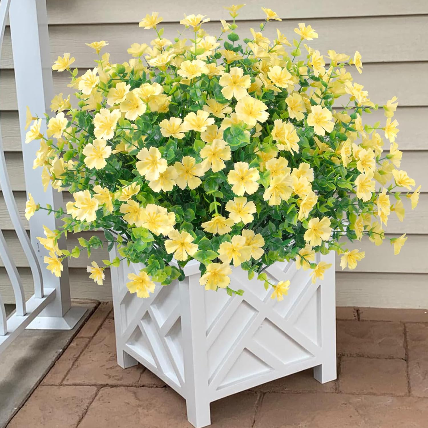 Ouddy Decor 24 Bundles Artificial Flowers for Outdoors Multicolor Fake Flowers Plastic Plants Faux Lavender UV Resistant for Spring Summer Garden Patio Window Box Office Table Kitchen Home Decor - Image 15