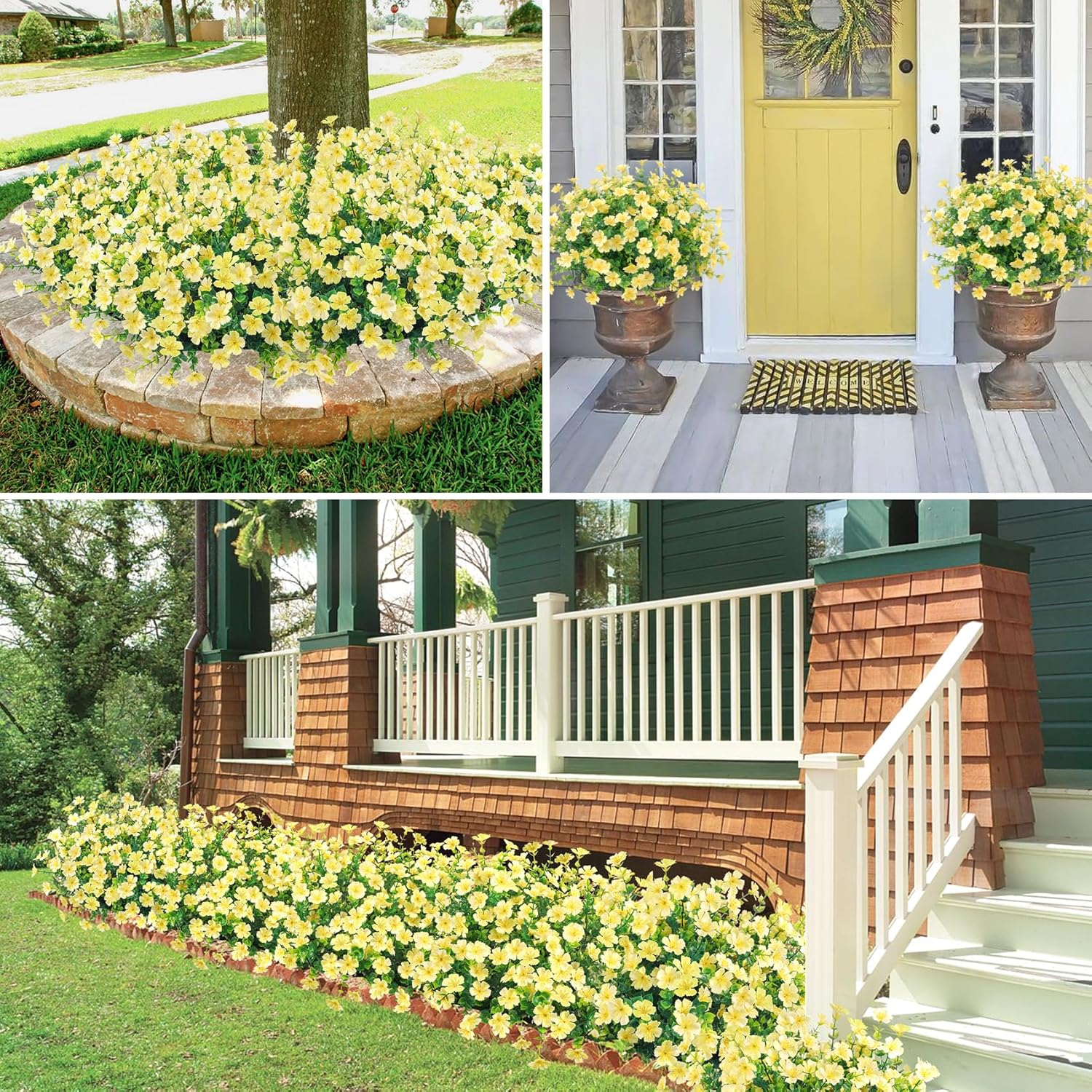 Ouddy Decor 24 Bundles Artificial Flowers for Outdoors Multicolor Fake Flowers Plastic Plants Faux Lavender UV Resistant for Spring Summer Garden Patio Window Box Office Table Kitchen Home Decor - Image 17