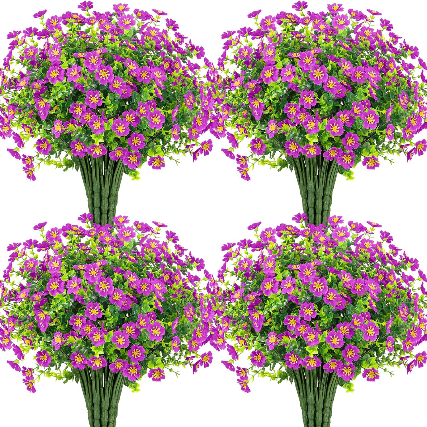 Ouddy Decor 24 Bundles Artificial Flowers for Outdoors Multicolor Fake Flowers Plastic Plants Faux Lavender UV Resistant for Spring Summer Garden Patio Window Box Office Table Kitchen Home Decor - Image 19
