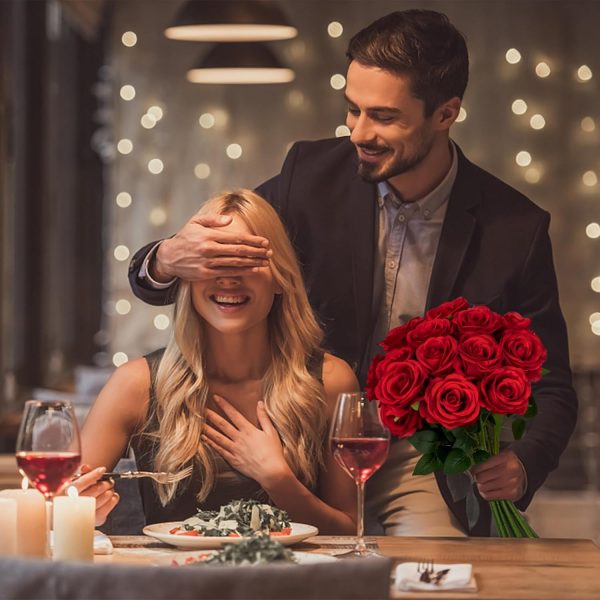 Ouddy Decor 20 Pcs Fake Red Roses Artificial Silk Flowers with Long Stems for Valentines Decor Wedding Home Party Table Centerpieces Bridal Bouquet DIY Floral Arrangment - Image 4