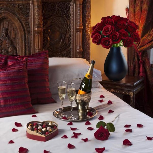 Ouddy Decor 20 Pcs Fake Red Roses Artificial Silk Flowers with Long Stems for Valentines Decor Wedding Home Party Table Centerpieces Bridal Bouquet DIY Floral Arrangment - Image 51