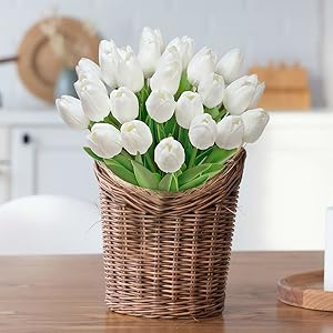 fake tulips