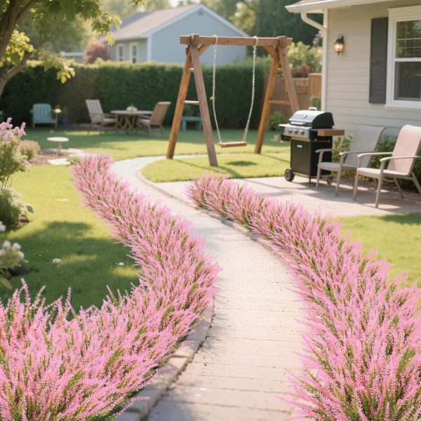 Ouddy Decor 24 Bundles Artificial Lavender Fake Flowers Faux Plastic Plants for Home Wedding Kitchen Garden Patio Window Box Office Table Centerpieces Indoor Outdoor Decor, Gray Purple - Image 21