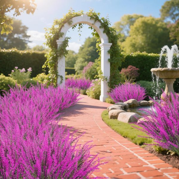 Ouddy Decor 24 Bundles Artificial Lavender Fake Flowers Faux Plastic Plants for Home Wedding Kitchen Garden Patio Window Box Office Table Centerpieces Indoor Outdoor Decor, Gray Purple - Image 28