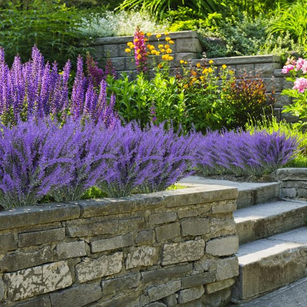 Ouddy Decor 24 Bundles Artificial Lavender Fake Flowers Faux Plastic Plants for Home Wedding Kitchen Garden Patio Window Box Office Table Centerpieces Indoor Outdoor Decor, Gray Purple - Image 48