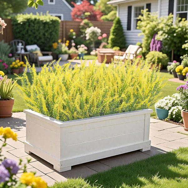 Ouddy Decor 24 Bundles Artificial Lavender Fake Flowers Faux Plastic Plants for Home Wedding Kitchen Garden Patio Window Box Office Table Centerpieces Indoor Outdoor Decor, Gray Purple - Image 59